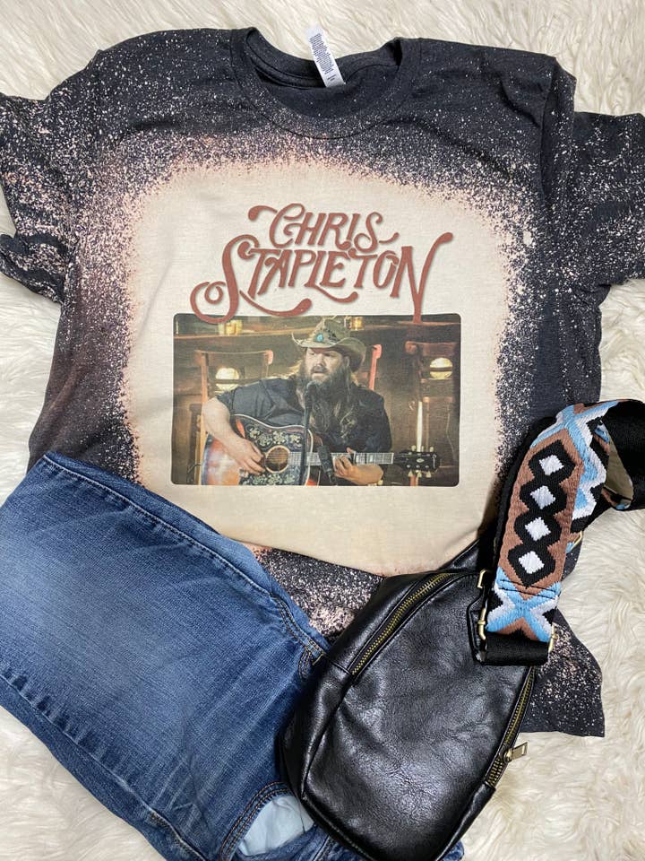 Stapleton Bleached Tee for wholesale by Neat Creations