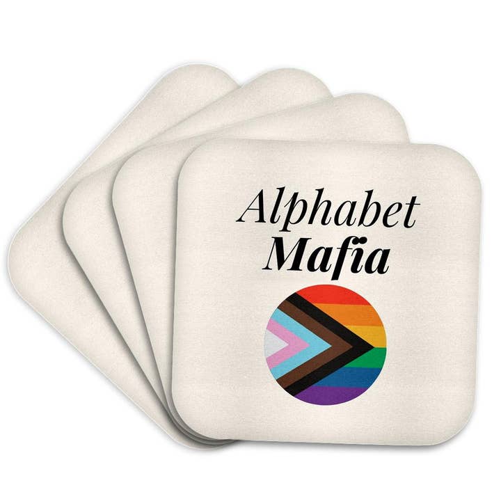 3dRose - Wholesale Coasters - 3dRose, Image of the words alphabet mafia, Coaster7