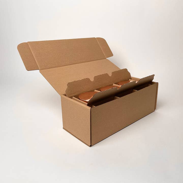 Flush Packaging - Wholesale Gift Box - 12 oz Aura 3-Pack Shipping Box™8