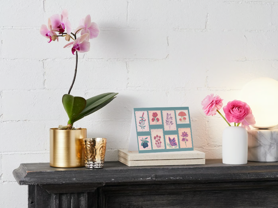 The Newmoon Bindery - Wholesale Everyday Greeting Card - Flora, Fauna, and Funga Stamp Greeting Card5