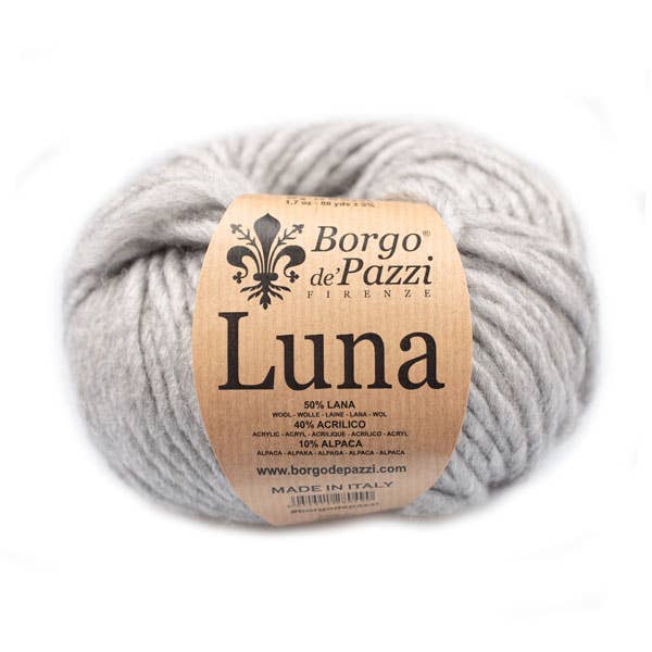 Borgo de' Pazzi - Firenze – Fio por atacado – Luna - Fio de lã multiuso em pacote com 10 novelos de 50 g10
