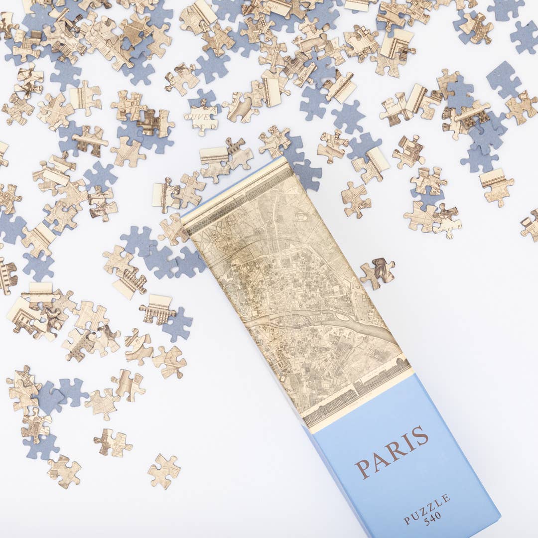 Architoys – wholesale Pussel - Vuxen – Puzzle Paris med 540 bitar – historisk karta från 17282