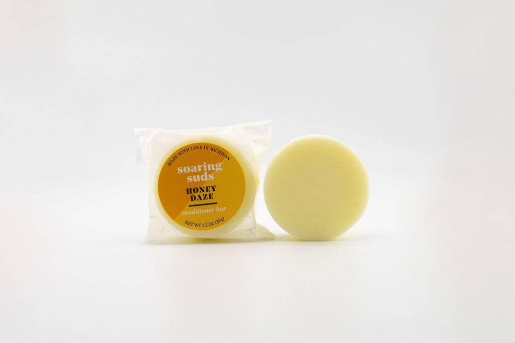 Soaring Suds Soap Co., LLC - Wholesale Shampoo Puck/Solid Shampoo - Honey Daze Shampoo and Conditioner Bars2