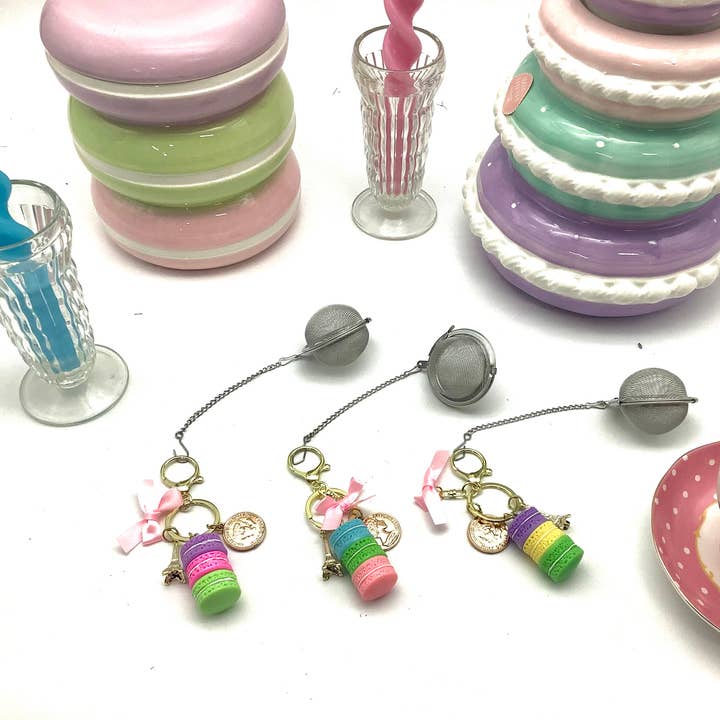 All Little Cute Things - Wholesale Tea Strainer/Infuser - Tea Ball French Macaroons Assortment Cocktail infuser