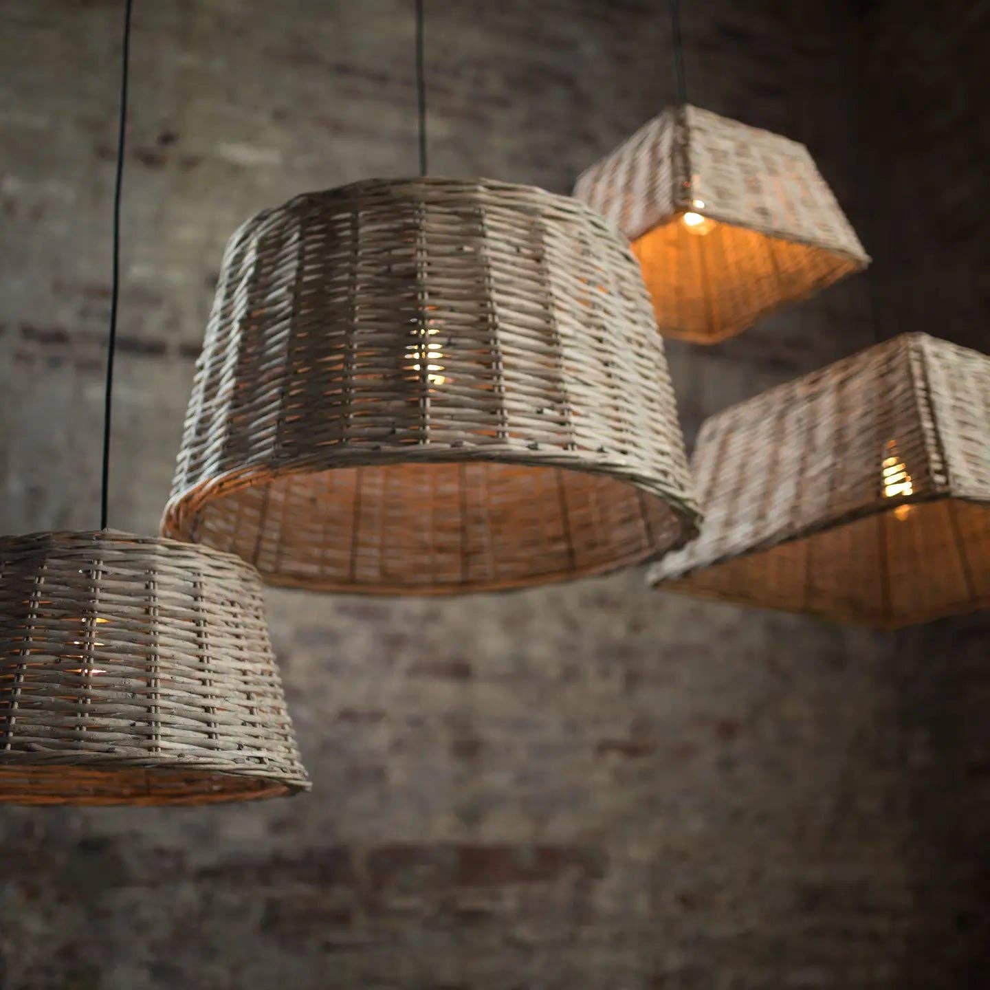 Vagabond Vintage - Wholesale Lamp Shade - Handwoven Round Pendant Shade1