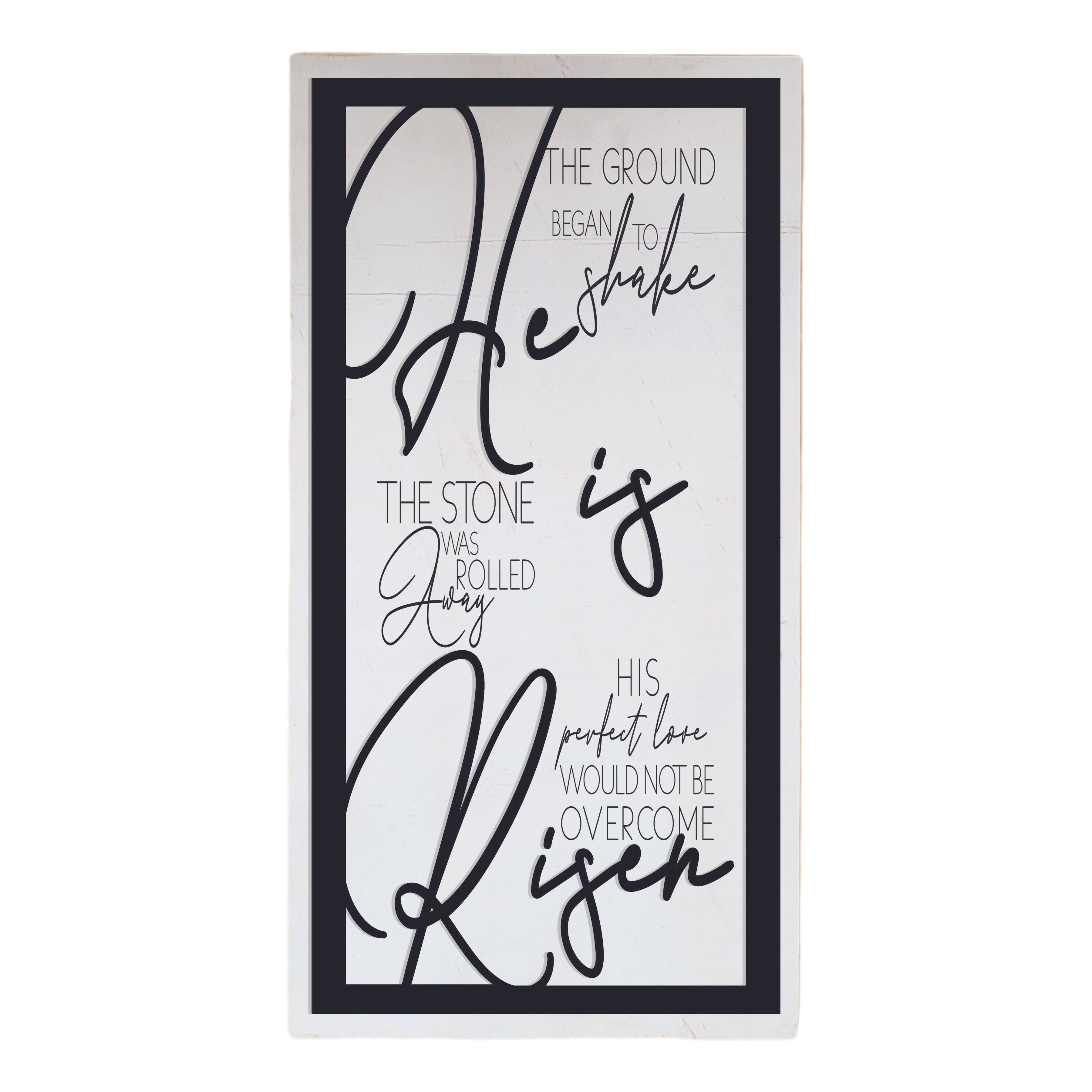 Studio 29 Eleven - Wholesale Sign - He is Risen Layered Sign0