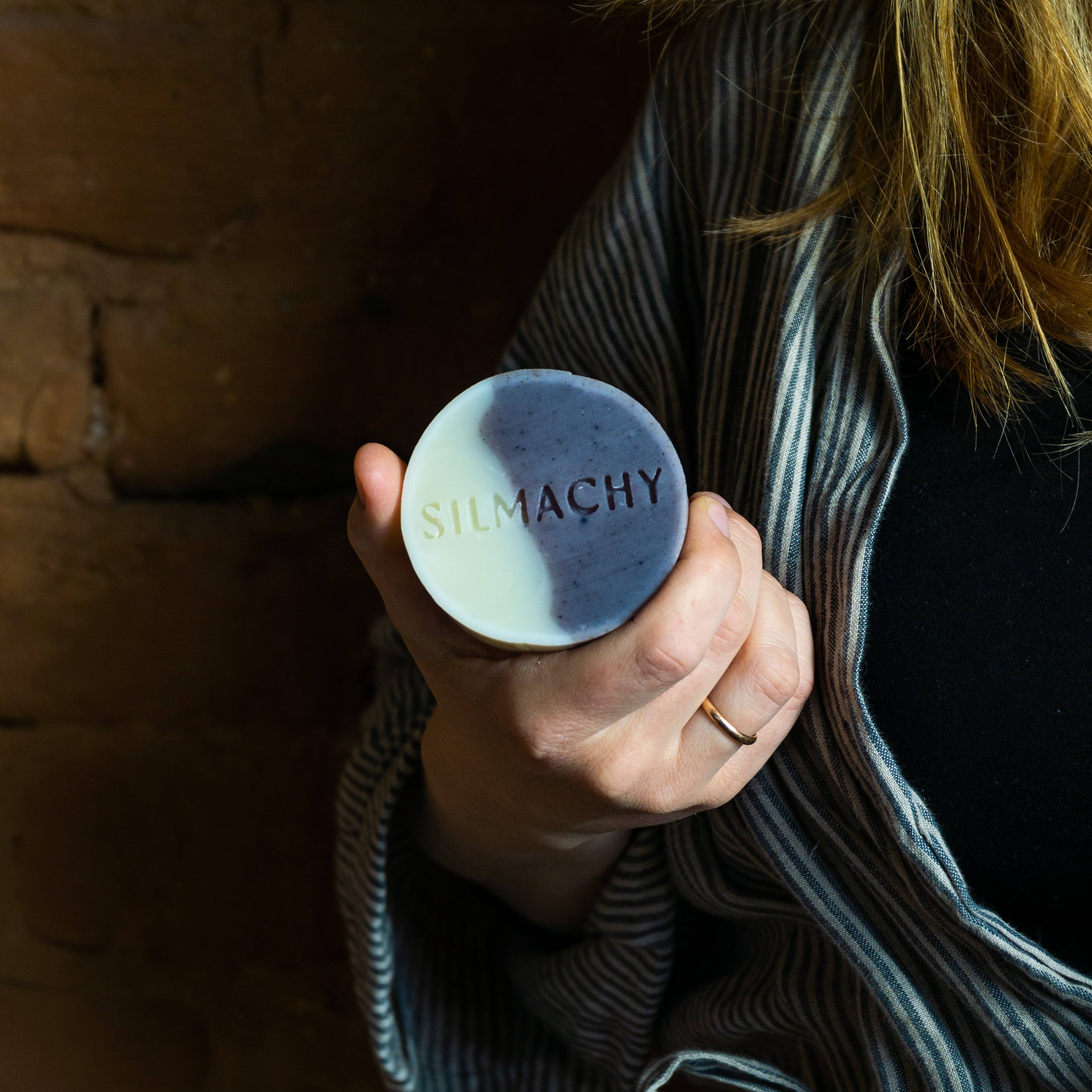 SILMACHY cosmetics - Venta al por mayor Pastilla de jabón - Jabón relajante de lavanda para manos y cuerpo – Calma y Nutre1