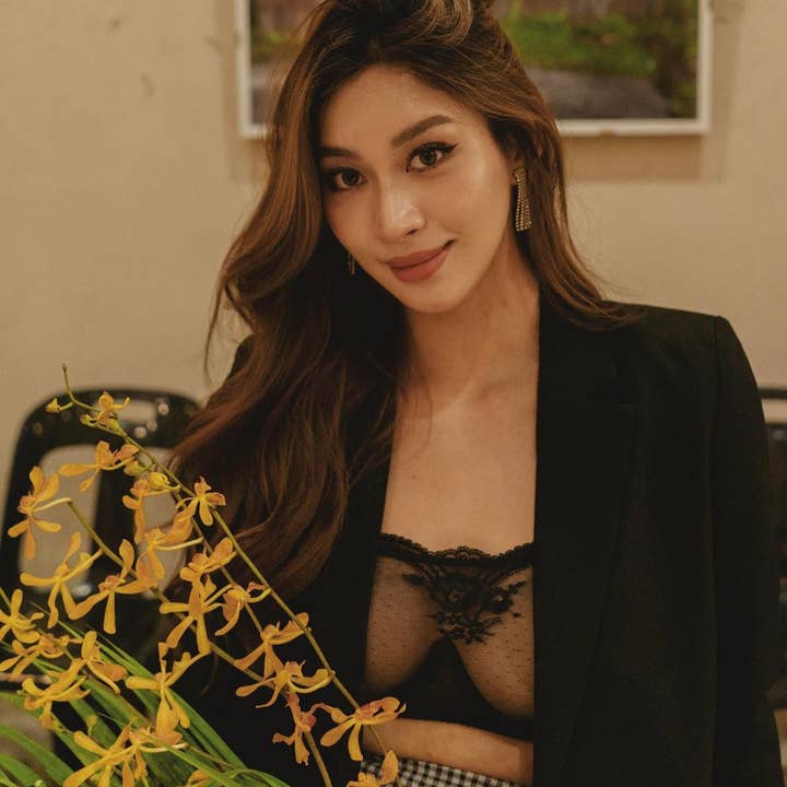 Amour d'Agnette - Wholesale Bra - Women's - Kim High Neck Sheer Lace Underwire Bra11