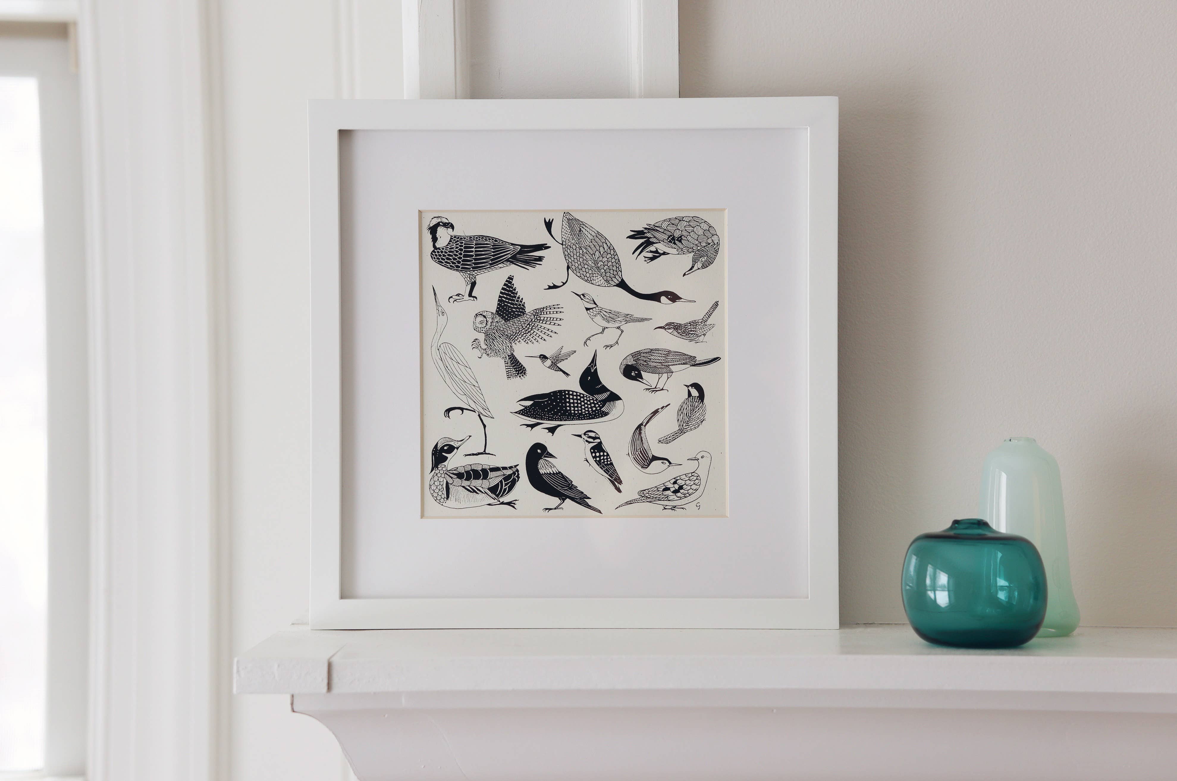 As Little Cooking as Possible - Wholesale Art Print - New England Birds | Screen-Print | Made in Vermont1