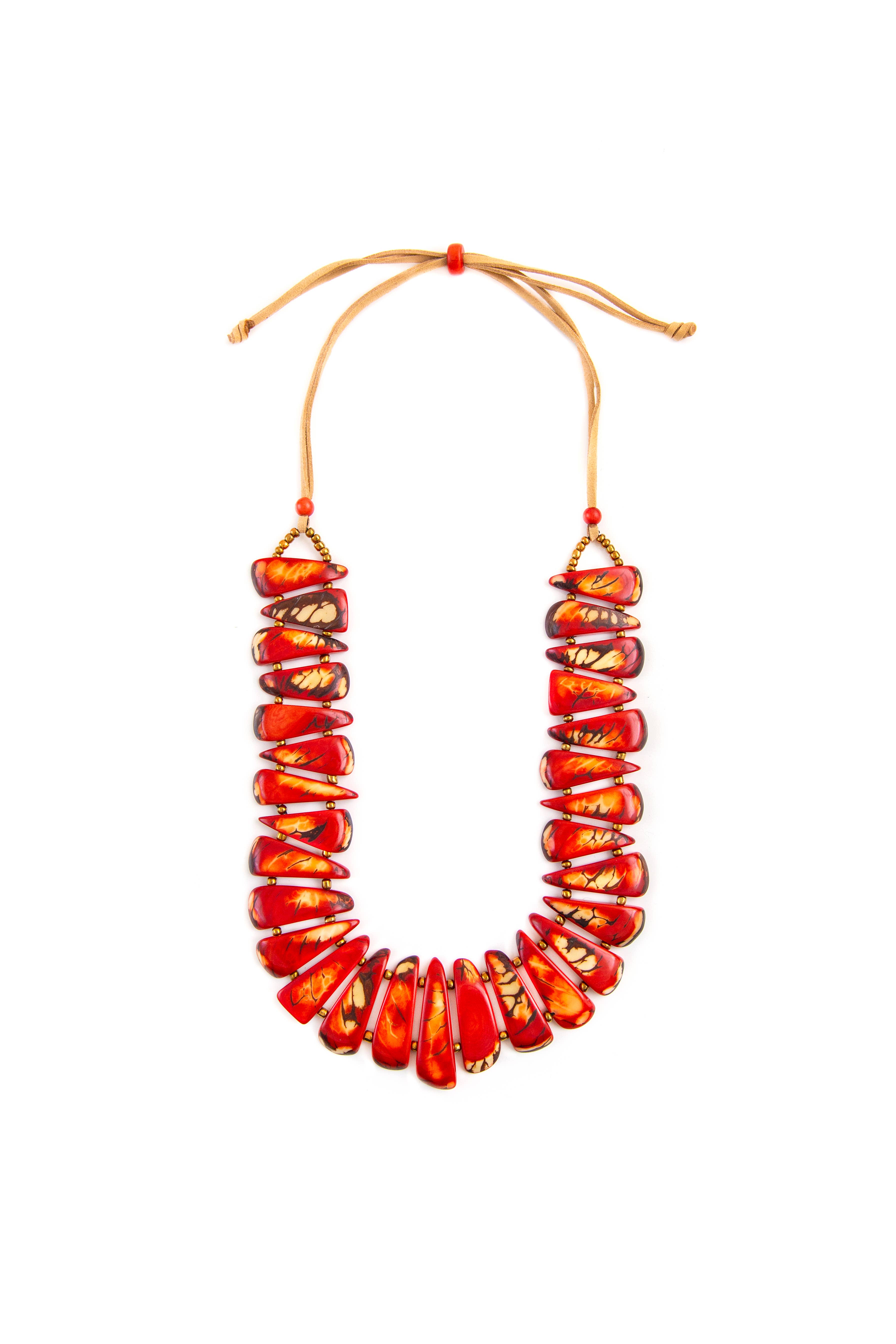 Organic Tagua Jewelry – Engroshandel Perlehalskæde – Ursula halskæde0