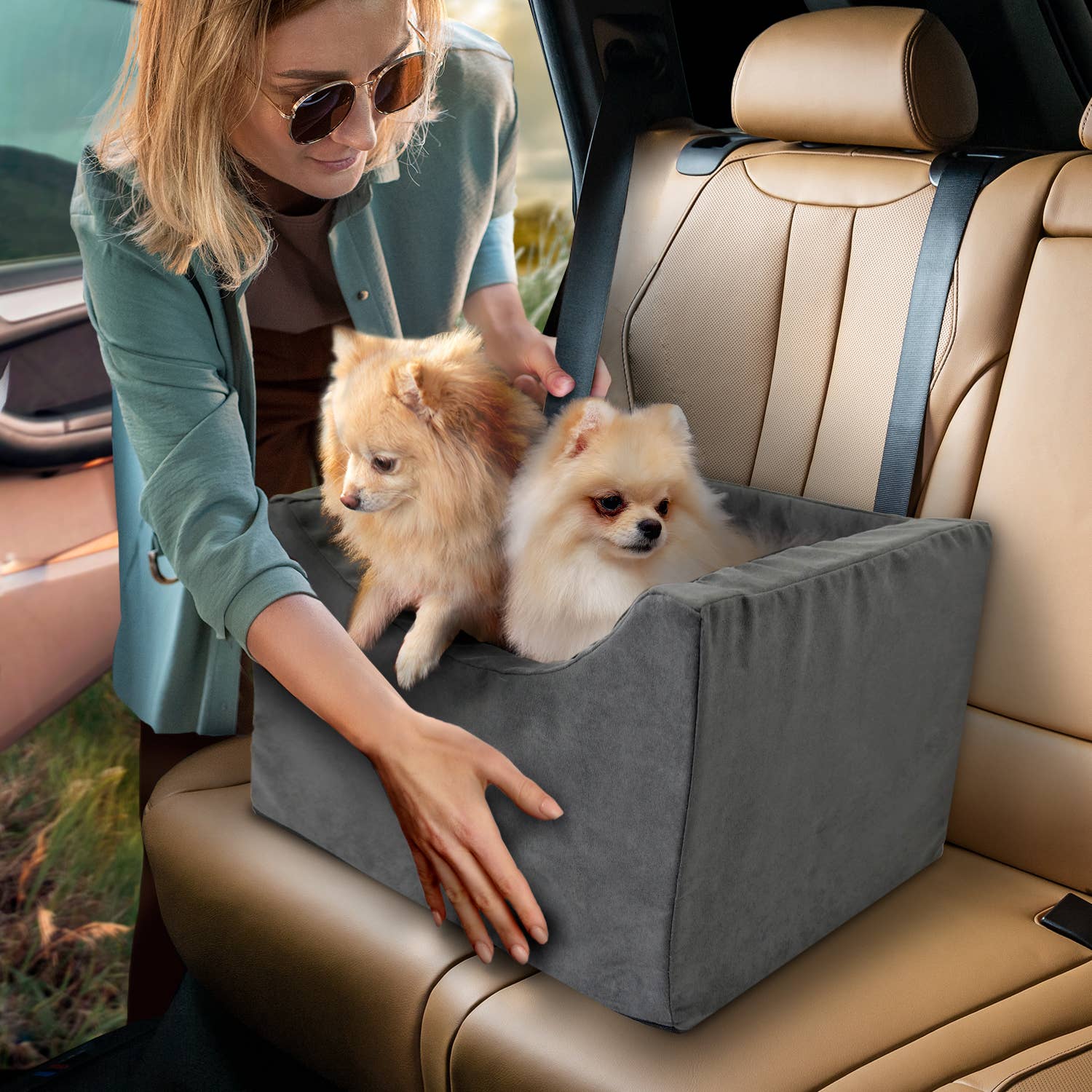 Precious Tails - Wholesale Pet Carrier - Cat/Dog - Precious Tails High Density Foam Pet Booster Seat52