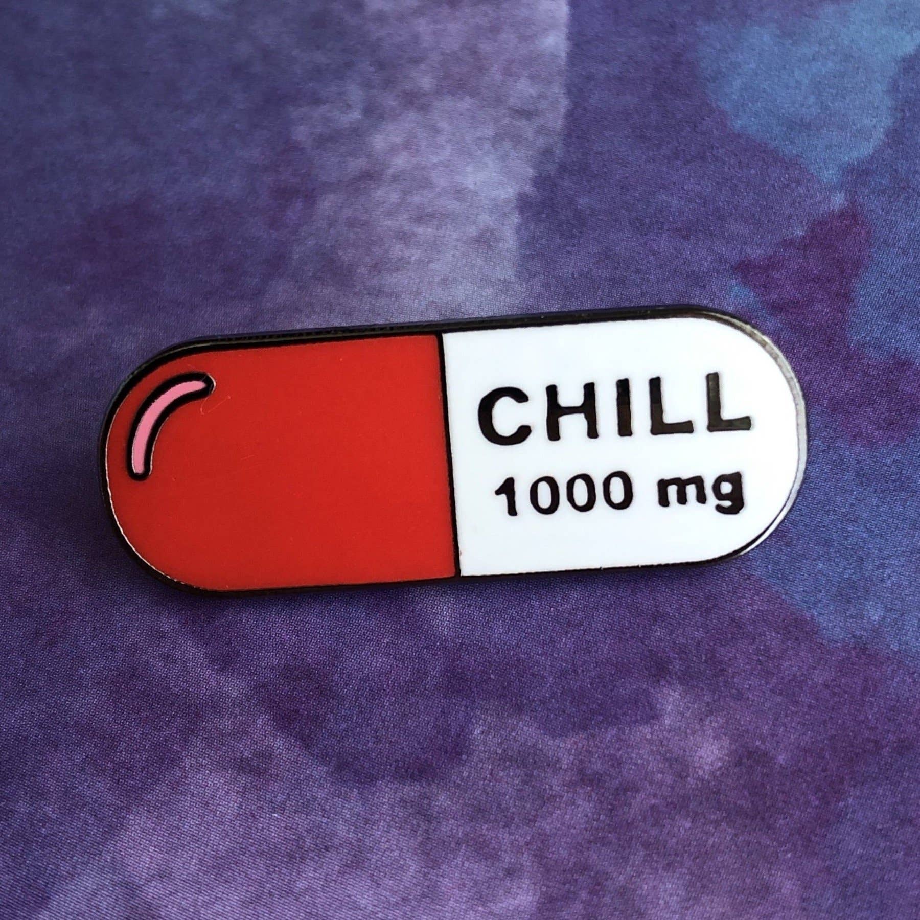 Rad Girl Creations - Wholesale Lapel Pin/Button - 1000 mg of Chill Pin
