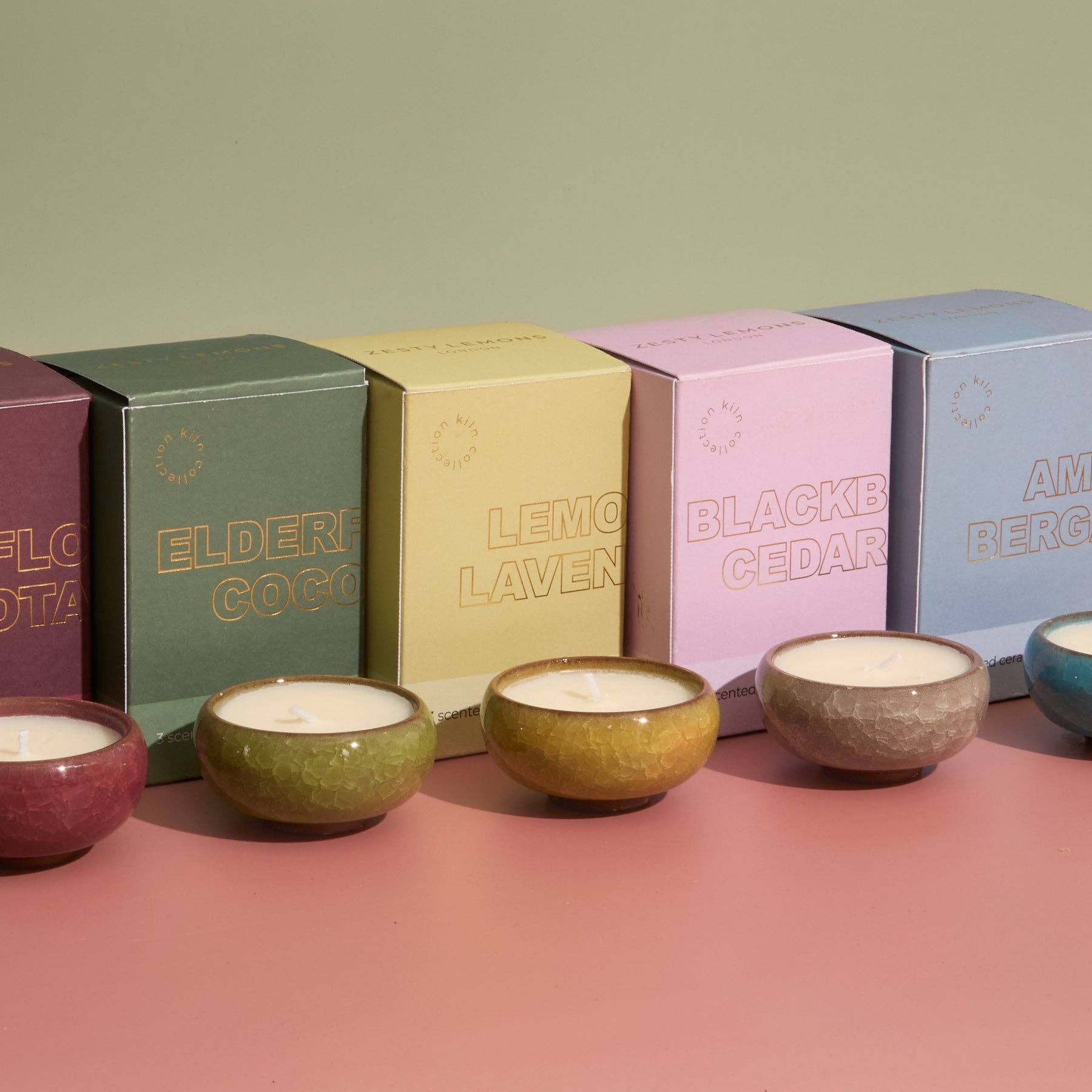 Zesty Lemons - Wholesale Tea Light Candles - Contemporary Kiln Olive Tea Lights - Elderflower & Coconut5