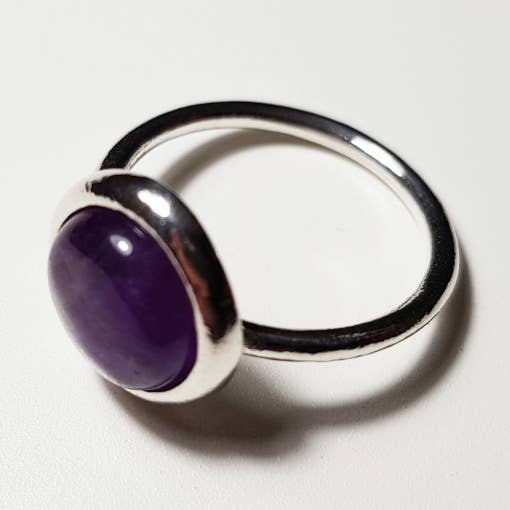 silver ring with stone for wholesale by Platasari