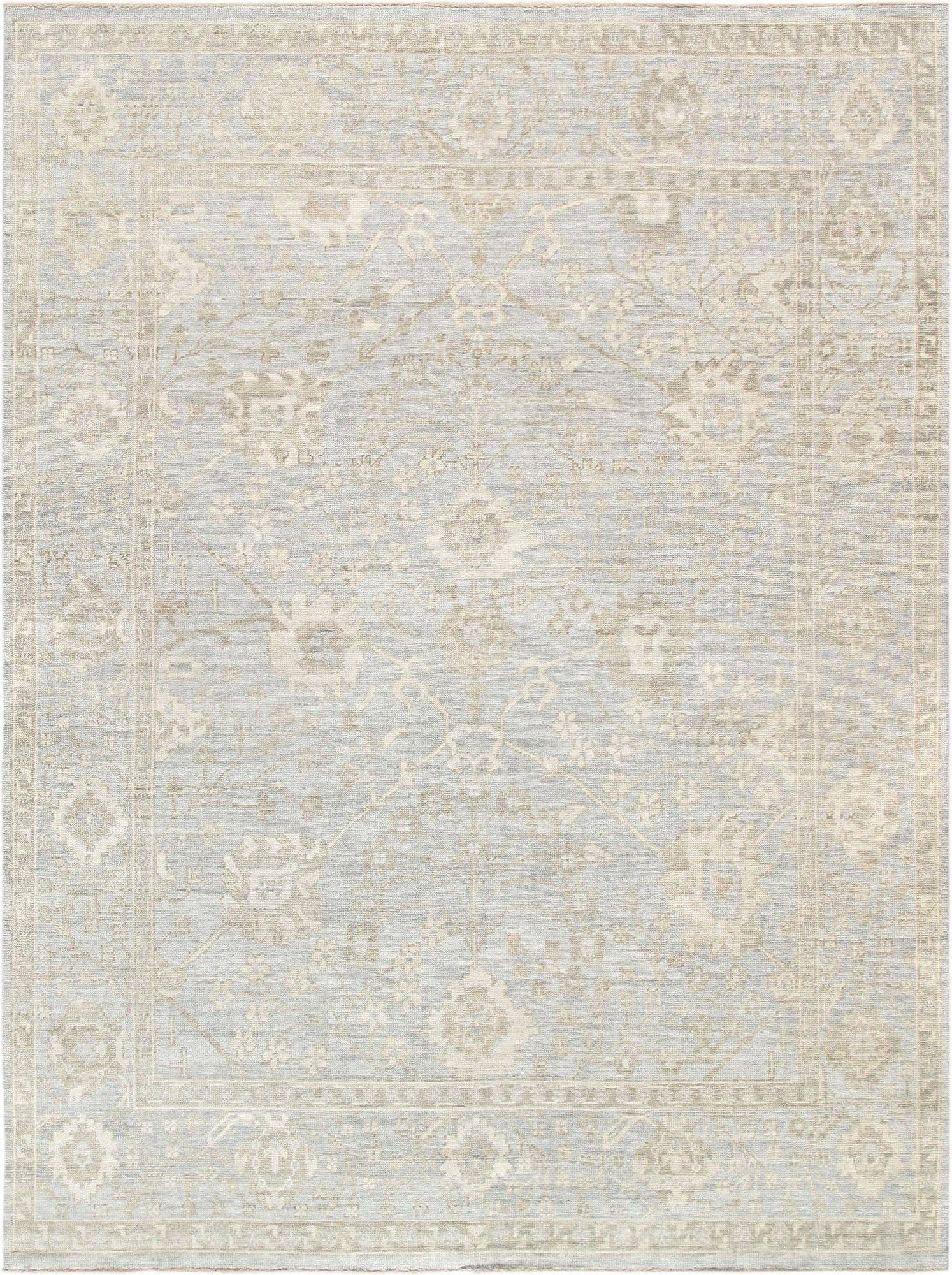 Canvello - Wholesale Area Rug - Oushak Hand-Knotted Area Rug, Light Blue0