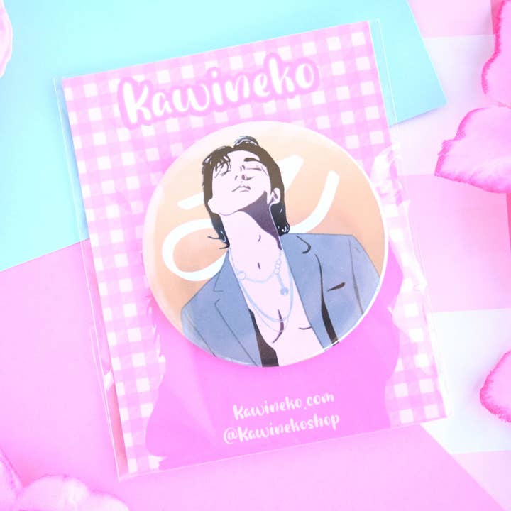 Joli album de produits dérivés Maknae Golden Seven Kpop Buttons pour la vente par Kawineko