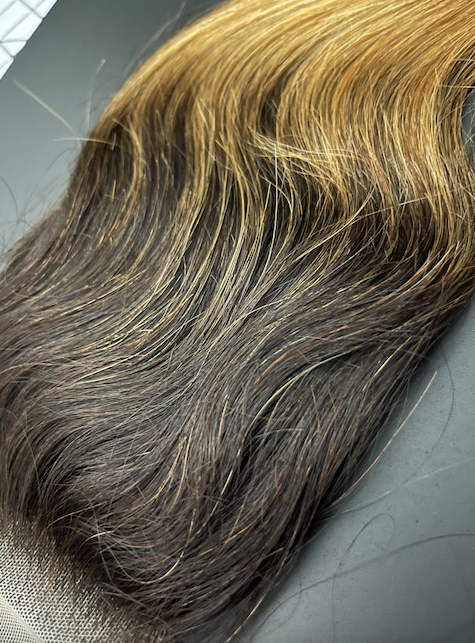 Magnolia's Theory – Engroshandel Hårforlængelse – Ombre usynlig blonde lukning 4 x4 lige1