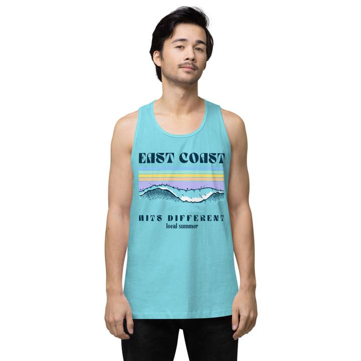 East Coast Sunset Cotton Tank for wholesale by Local Summer Collective Surf Shop