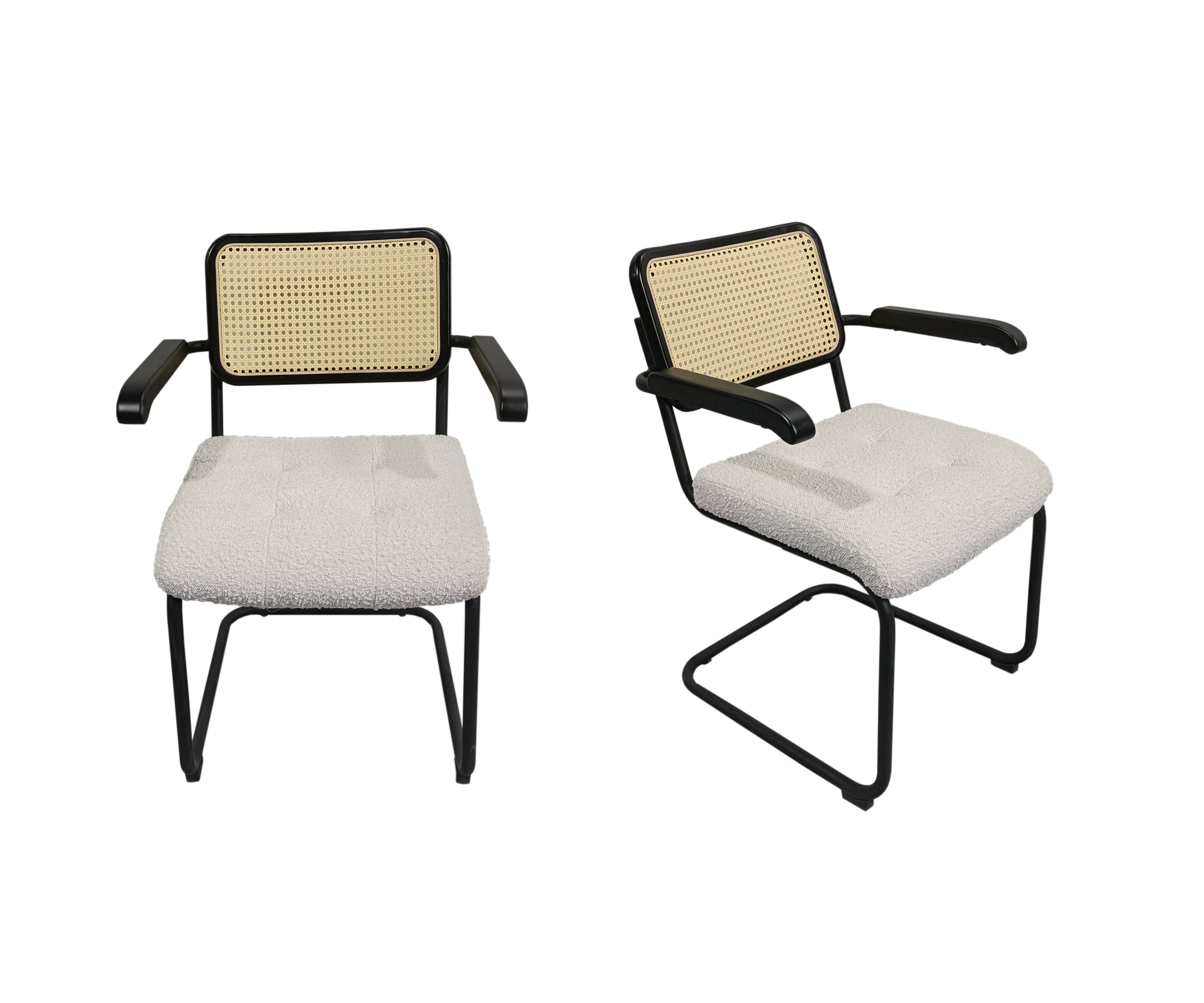 Seat4uhome - Wholesale Chair - Boucle Upholstered Rattan Elton Dining Chair-Price Per Item0