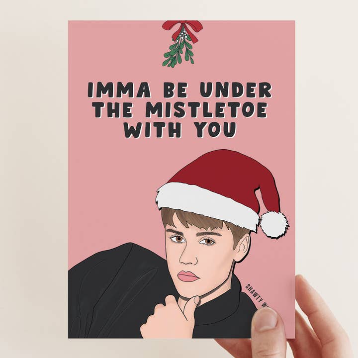 Bonne Nouvelle - Venta al por mayor Tarjetas de Navidad - Tarjeta de Navidad de Justin Bieber1
