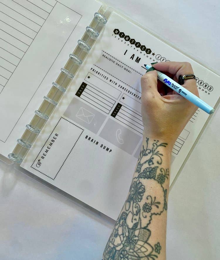 Imperfect Inspiration - Vendita all'ingrosso Planner - Planner Book ADHD riutilizzabile2