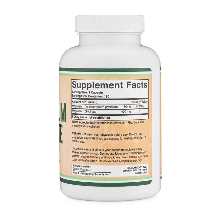 Double Wood Supplements - Wholesale Oral Supplement/Vitamin - Magnesium Glycinate2