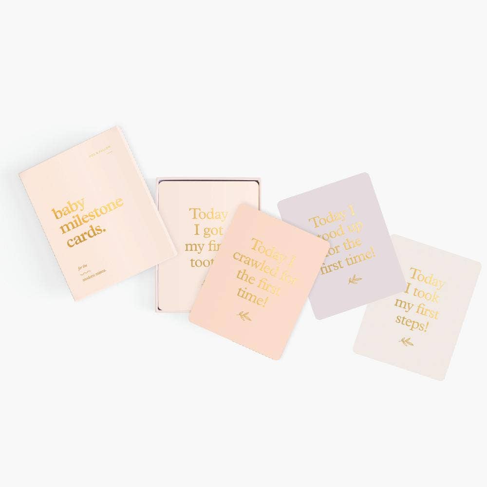 Fox & Fallow - Wholesale Milestone art/keepsake – Child & baby - Baby Milestone Cards13