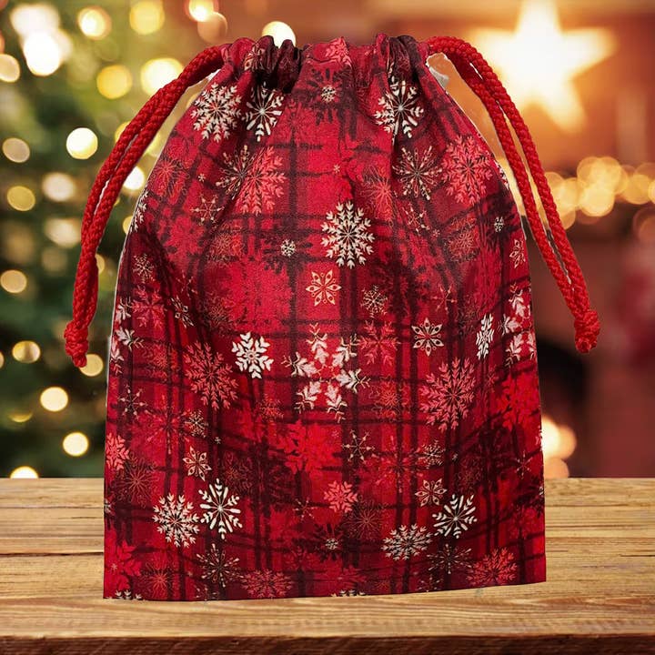 H-H - Wholesale Gift Bag - Christmas Drawstring Gift Bag; 310TV.