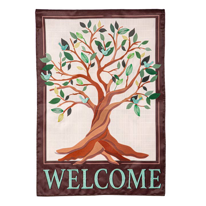 Evergreen Enterprises - Wholesale Flag - Tree of Life Applique Garden Flag