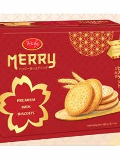 Biscoito de Leite Premium Merry 383g por atacado de G CHOICE by LNS International Corporation