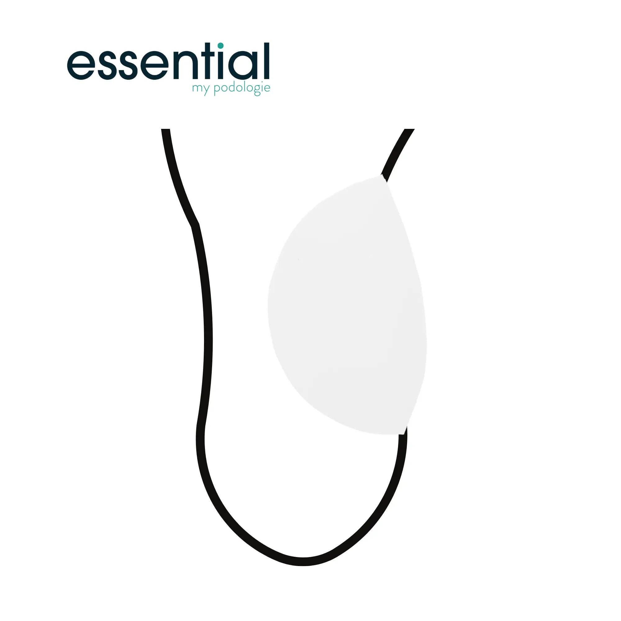 My Podologie – wholesale Inserts/soles – Unisex – Inner concave sponge arch - Shore 35-40 - White1