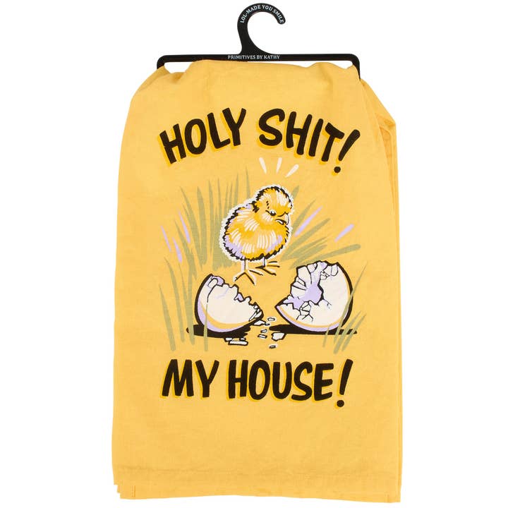 My House! Kitchen Towel for wholesale by Primitives by Kathy