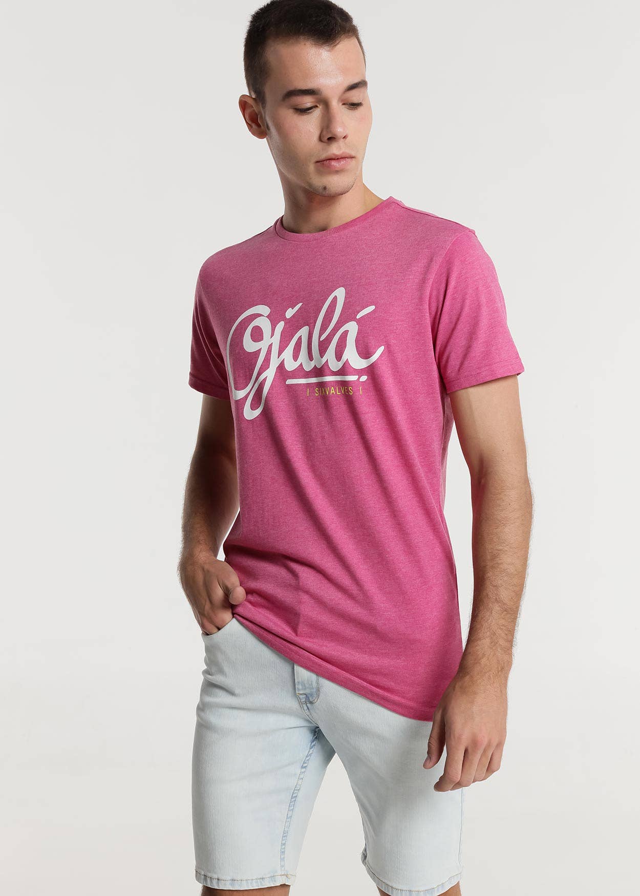 Rose SIX VALVES - Short sleeve t-shirt with graphic on the chest for wholesale on Faire