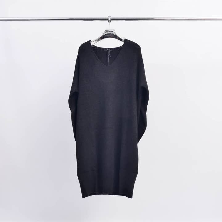 Cecile Wang – wholesale Klänning - Dam – V-ringad stickad klänning 21557031
