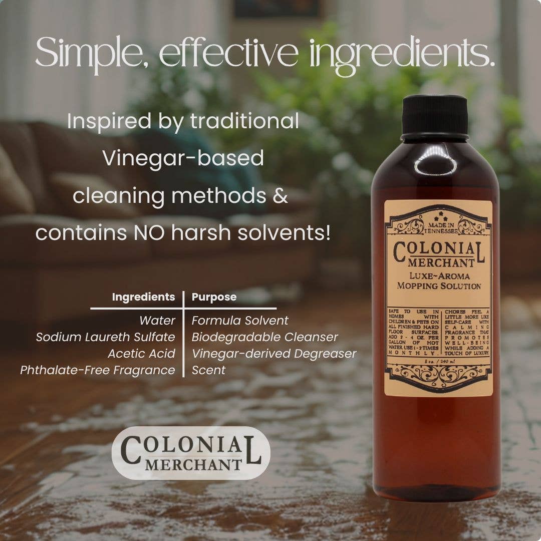 Colonial Merchant - Vente Nettoyant pour sols - Savon à vadrouille Luxe~Aroma Colonial Merchant aux noix d'érable 8 oz.4