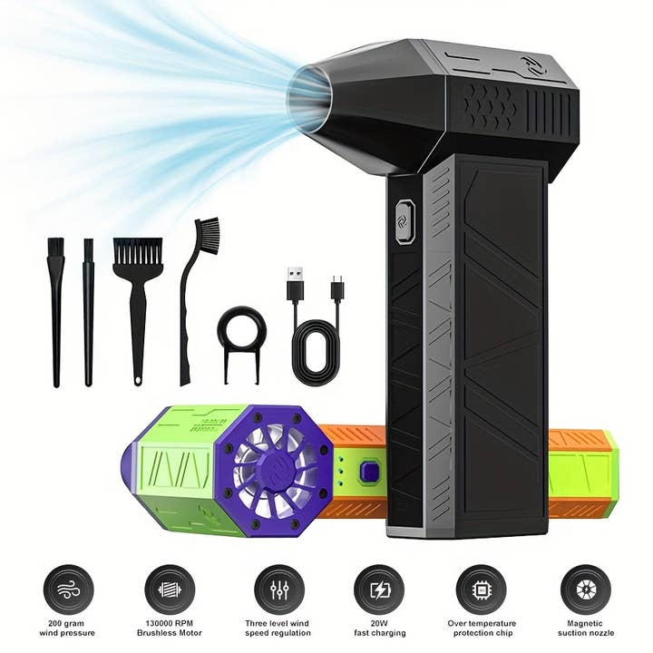 Shop Celino - Wholesale Handheld Electric Fan - Portable Mini Turbo Jet Fan – Dual Power Mode, High Velocity7