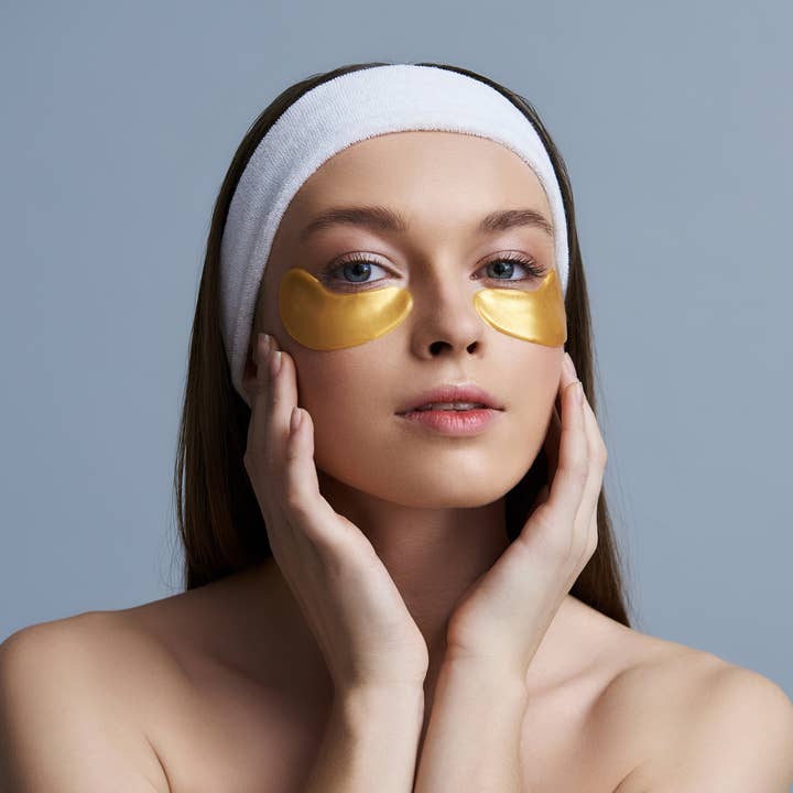 LUNA Nail Wraps - Wholesale Eye Treatment Mask - 24k Crystal Collagen Gold Eye Mask2