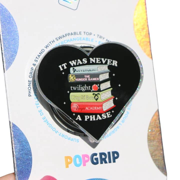 Ivy Resin Shop LLC - Wholesale Phone Grip - It Was Never A Phase Nostalgia YA Book Grip1