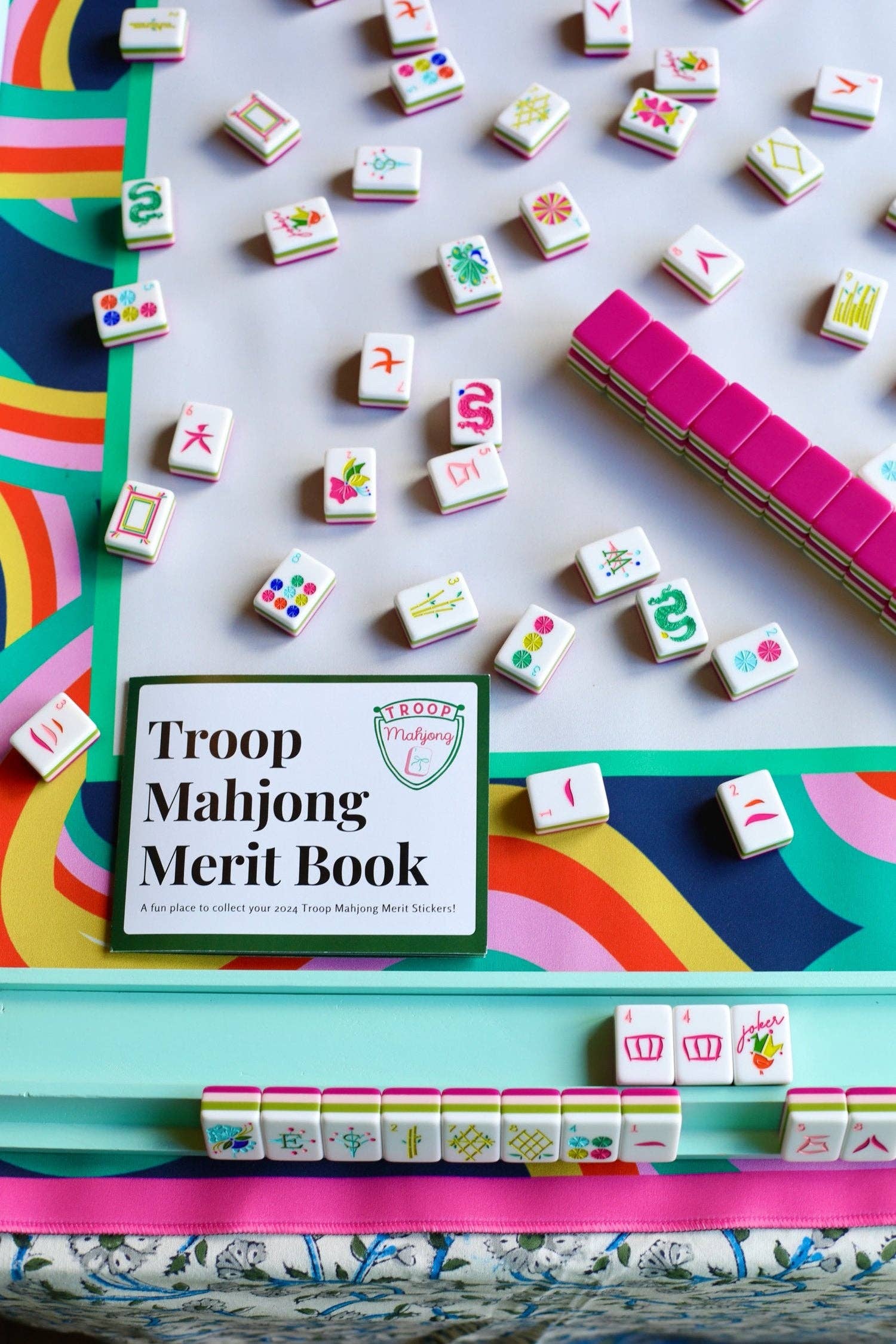 Stylin Brunette & Troop Mahjong – Engroshandel Klistermærke – Trop Mahjong Fortjenestekort (Sælges i sæt af 4)2