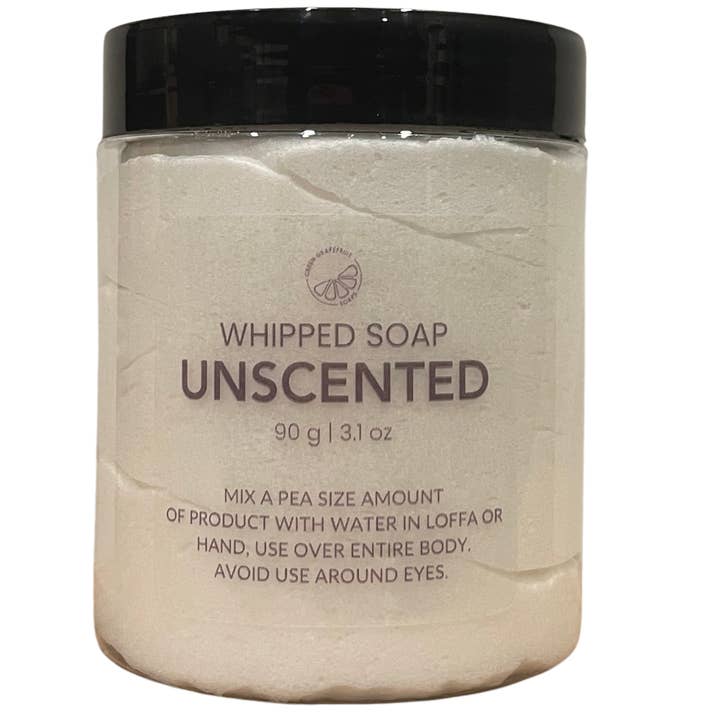 Unscented Whipped Soap for wholesale by Green Grapefruit Soaps
