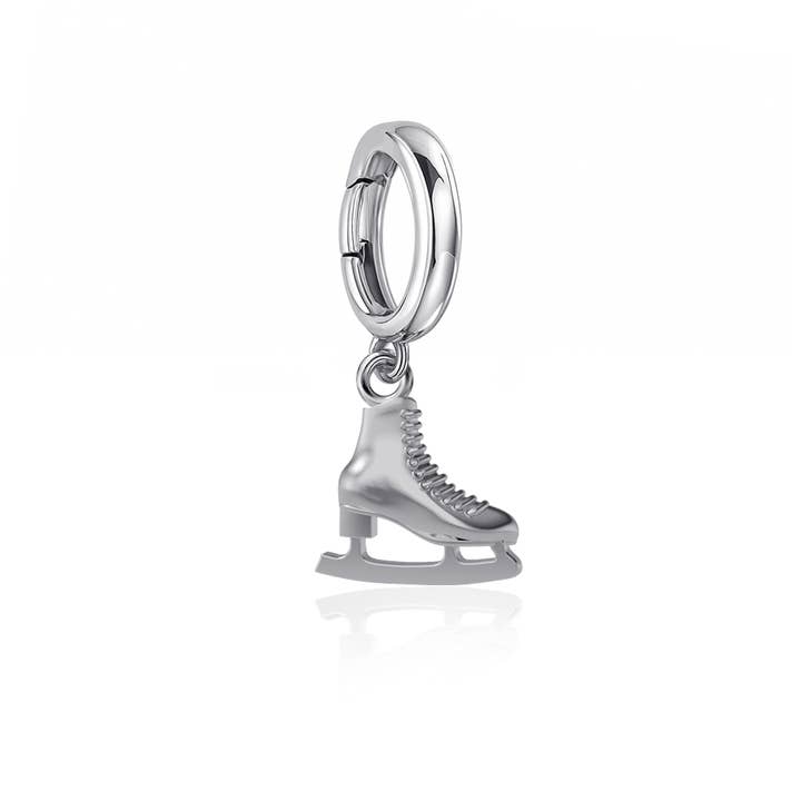 Charm de bracelet de skate - Argent pour la vente par Dayna Designs