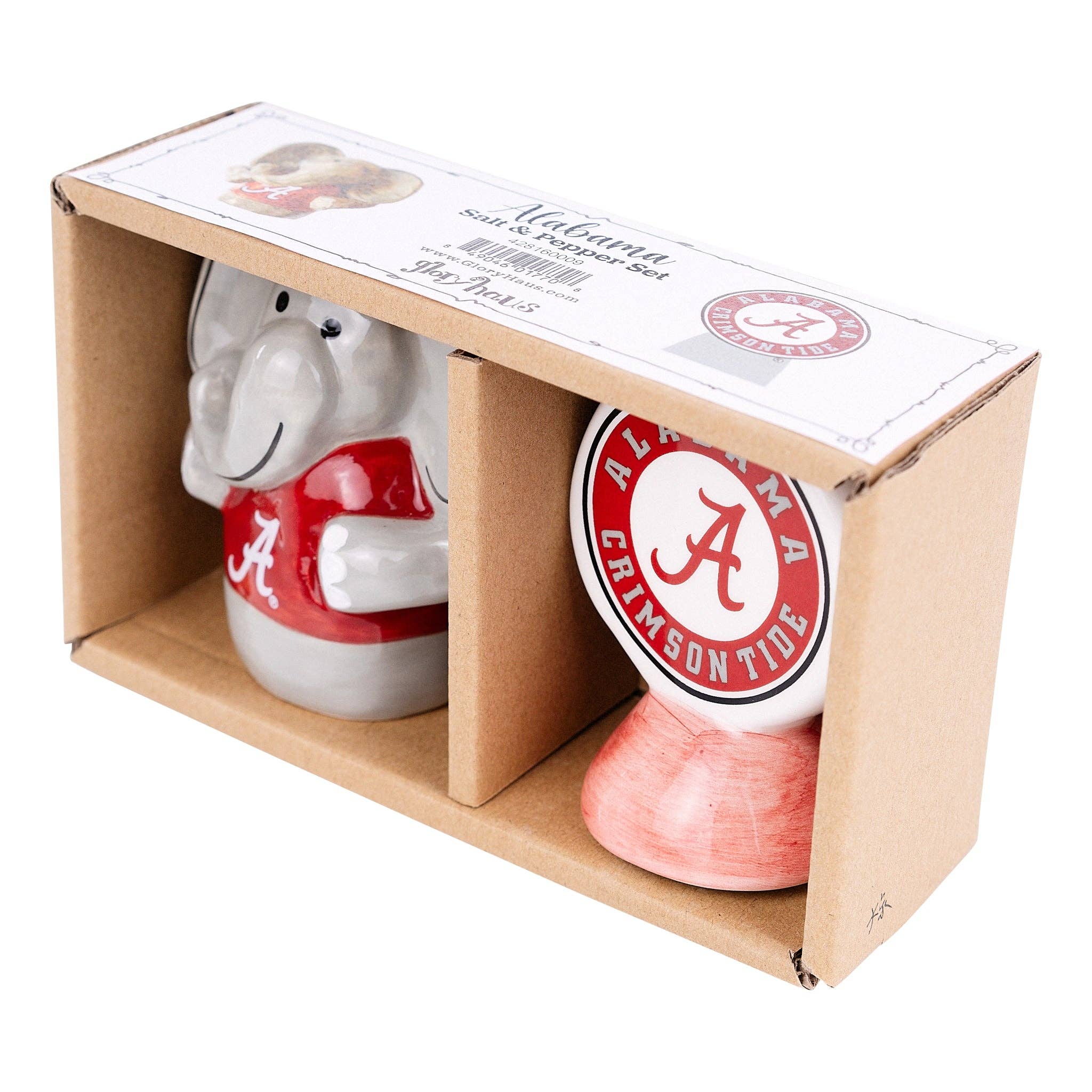 Glory Haus - Wholesale Salt & Pepper Shaker Set - Alabama Salt & Pepper Set1