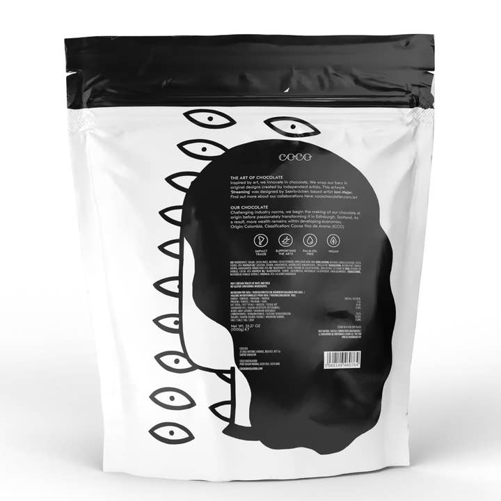 COCO Chocolatier - Wholesale Hot Cocoa Mix/Kit - 1kg Colombian Plain Drinking Chocolate