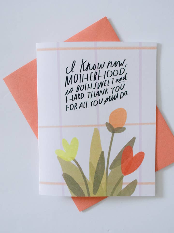 Bedankt voor alles wat je nog steeds doet, Moederschap wenskaart voor wholesale door give with joy