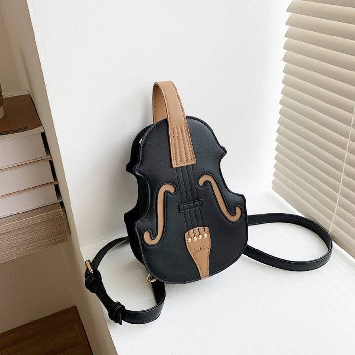 ShieldChic - Wholesale Crossbody Bag - Women's - Creative Violin Shape Crossbody Bag
