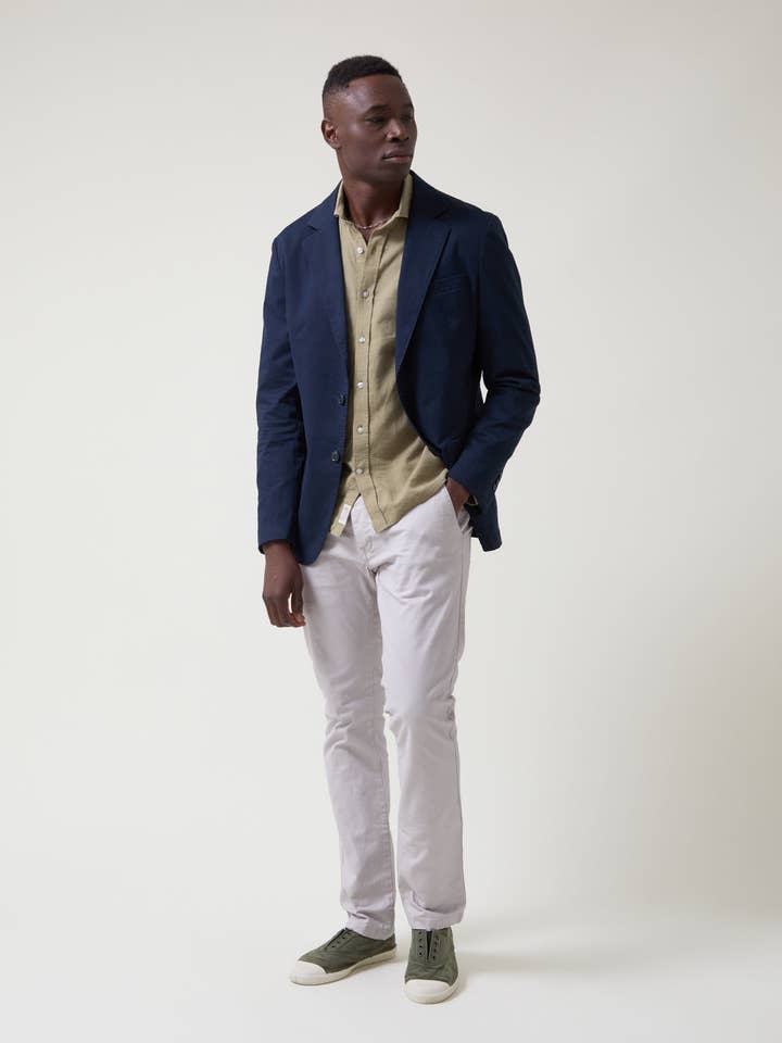 ALTONADOCK - Wholesale Blazer - Men's - Fitted Blue Blazer4