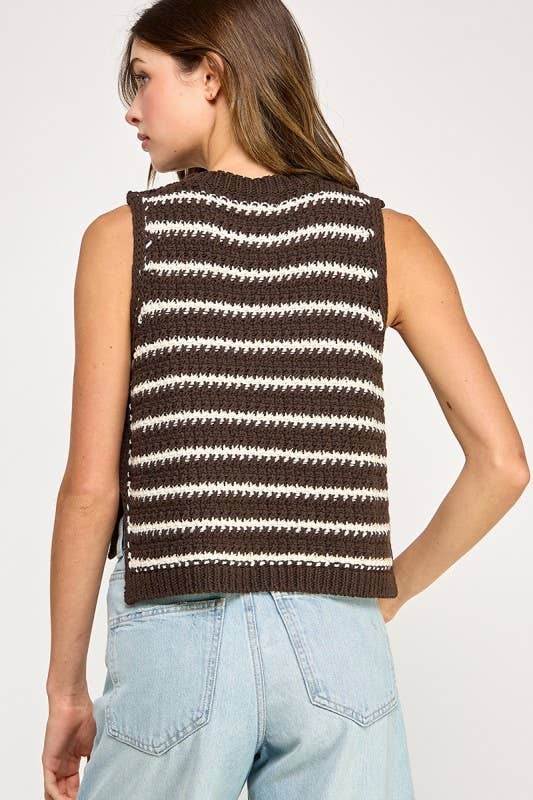 Miss Love - Wholesale Knit Top - Women's - STRIPED KNIT TOP4