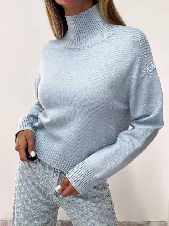 Winterweicher Rollkragenpullover, 13 Farben für den Großhandel von HIDDENBRAND