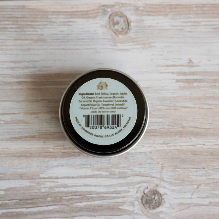 Schneider Goods Co - Wholesale Body Balm/Butter - Frankincense + Lavender Tallow Face & Body Butter7