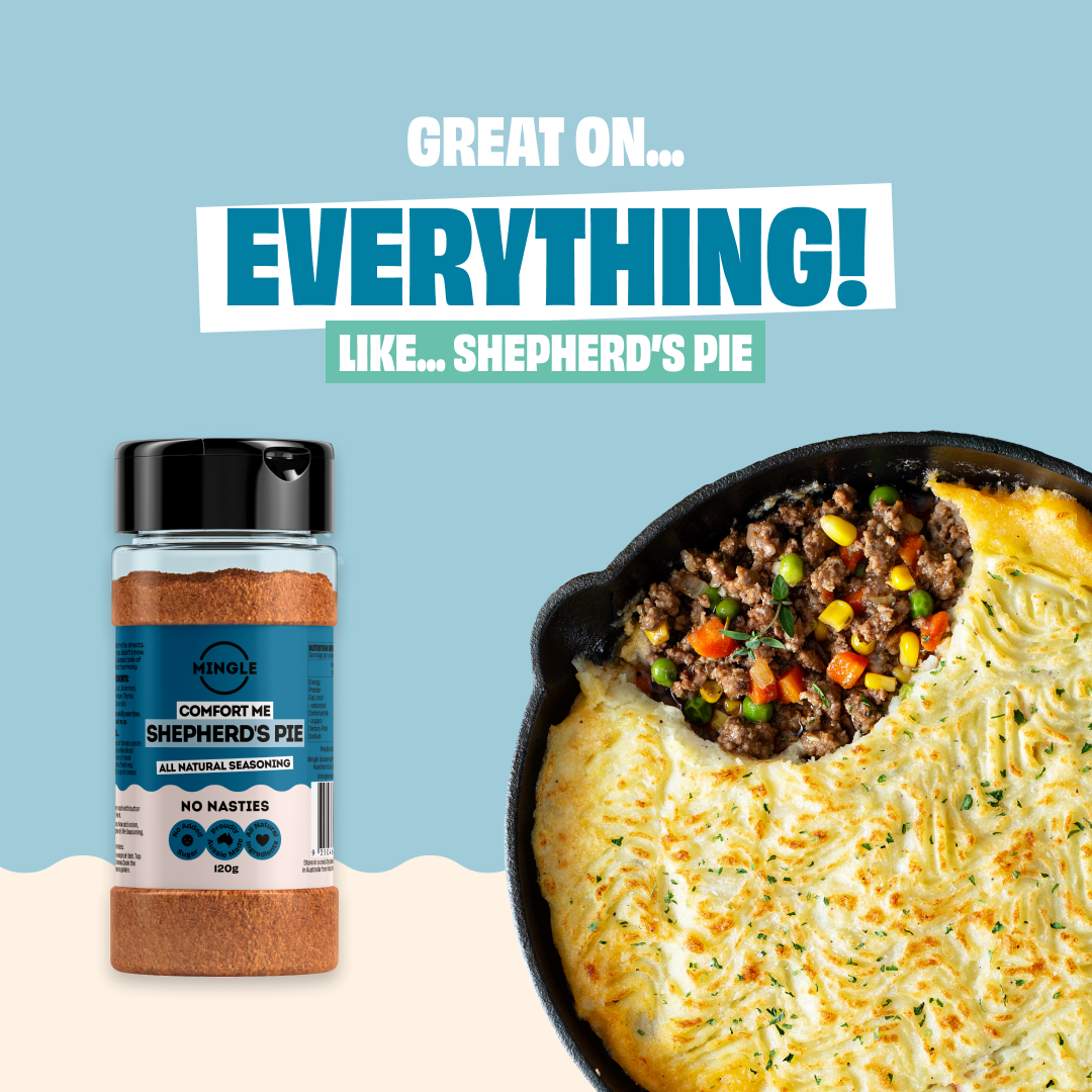 Mingle Seasoning - Wholesale Cookbooks & Food - *NEW* LIMITED EDITION SHEPHERD'S PIE MEAL BASE2